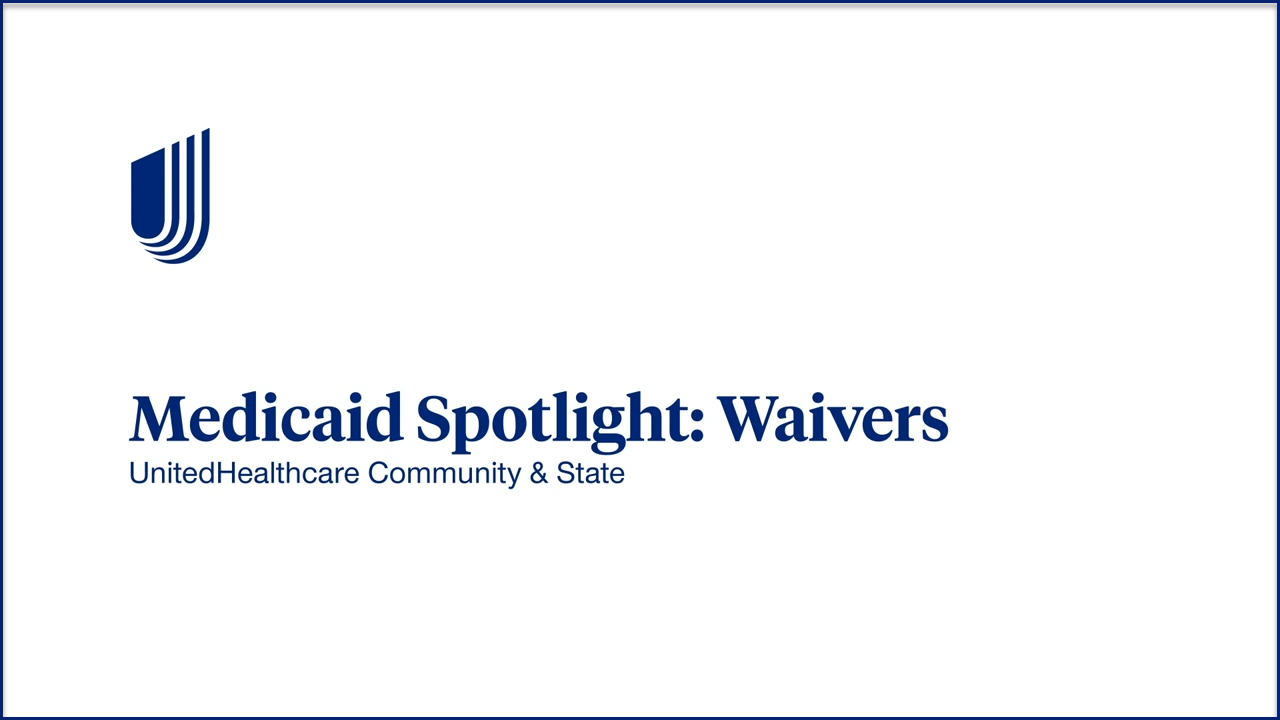 Medicaid Coverage and Benefits: Waivers video still